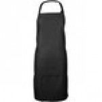 Mercer Culinary M61110BK Genesis® Black Poly-Cotton Bib Apron with Adjustable Neck and 1 Pocket - 33 Mercer Culinary M61110BK Genesis® Black Poly-Cotton Bib Apron with Adjustable Neck and 1 Pocket - 33