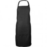Mercer Culinary M61110BK Genesis® Black Poly-Cotton Bib Apron with Adjustable Neck and 1 Pocket - 33 Mercer Culinary M61110BK Genesis® Black Poly-Cotton Bib Apron with Adjustable Neck and 1 Pocket - 33