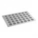 Baker's Lane 24 Cup 3.8 oz. Glazed Aluminized Steel Muffin / Cupcake Pan - 14
