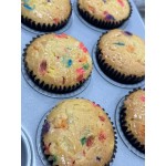 Baker's Lane 24 Cup 3.8 oz. Glazed Aluminized Steel Muffin / Cupcake Pan - 14