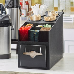 Vollrath CTNFO-06 Countertop Napkin Dispenser / Organizer with 4 Cylinders Vollrath CTNFO-06 Countertop Napkin Dispenser / Organizer with 4 Cylinders