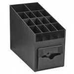 Vollrath CTNFO-06 Countertop Napkin Dispenser / Organizer with 4 Cylinders