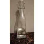 Acopa 35 oz. Customizable Clear Glass Bottle with Wire Bail Swing Top Lid - 12/Case Acopa 35 oz. Customizable Clear Glass Bottle with Wire Bail Swing Top Lid - 12/Case