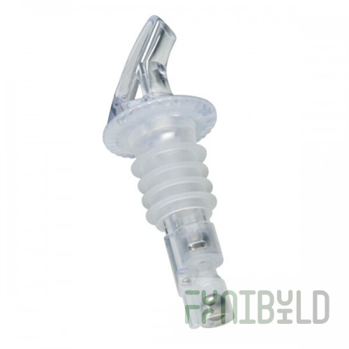 Precision Pours 34 CL 0.75 oz. Crystal Clear Measured Liquor Pourer - 12/Pack