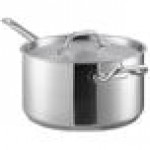Vollrath 3707 Centurion 7 Qt. Stainless Steel Sauce Pan with Aluminum-Clad Bottom