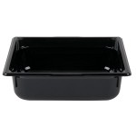 Vollrath 8024420 Super Pan® 1/2 Size Black Polycarbonate Food Pan - 4