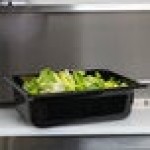 Vollrath 8024420 Super Pan® 1/2 Size Black Polycarbonate Food Pan - 4