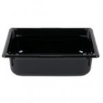 Vollrath 8024420 Super Pan® 1/2 Size Black Polycarbonate Food Pan - 4