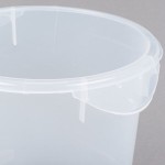 Rubbermaid® 4 Qt. Translucent Round Polypropylene Food Storage Container Rubbermaid® 4 Qt. Translucent Round Polypropylene Food Storage Container
