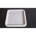 Choice 12, 18, and 22 Qt. White Square Polypropylene Food Storage Container Lid Choice 12, 18, and 22 Qt. White Square Polypropylene Food Storage Container Lid