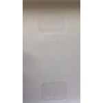 Choice 12, 18, and 22 Qt. White Square Polypropylene Food Storage Container Lid Choice 12, 18, and 22 Qt. White Square Polypropylene Food Storage Container Lid