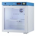 Summit Appliance ACR21WNSF456 EQTemp ACR Series 1.94 Cu. Ft. White / Blue Compact Reach-In Medical Refrigerator with Temperature-Monitored Vaccine Storage - 115V Summit Appliance ACR21WNSF456 EQTemp ACR Series 1.94 Cu. Ft. White / Blue Compact Reach-In Medical Refrigerator with Temperature-Monitored Vaccine Storage - 115V