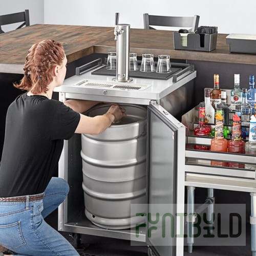 Beverage-Air BM23HC-S-31-WINE Single Tap Kegerator Wine Dispenser - Stainless Steel, (1) 1/2 Keg Capacity