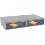 Nemco 8045SXW-SLT Wide Slanted Hot Dog Roller Grill with GripsIt Non-Stick Coating - 45 Hot Dog Capacity (120V) Nemco 8045SXW-SLT Wide Slanted Hot Dog Roller Grill with GripsIt Non-Stick Coating - 45 Hot Dog Capacity (120V)