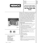 Nemco 8045SXW-SLT Wide Slanted Hot Dog Roller Grill with GripsIt Non-Stick Coating - 45 Hot Dog Capacity (120V) Nemco 8045SXW-SLT Wide Slanted Hot Dog Roller Grill with GripsIt Non-Stick Coating - 45 Hot Dog Capacity (120V)