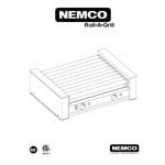 Nemco 8045SXW-SLT Wide Slanted Hot Dog Roller Grill with GripsIt Non-Stick Coating - 45 Hot Dog Capacity (120V) Nemco 8045SXW-SLT Wide Slanted Hot Dog Roller Grill with GripsIt Non-Stick Coating - 45 Hot Dog Capacity (120V)