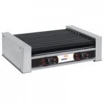 Nemco 8045SXW-SLT Wide Slanted Hot Dog Roller Grill with GripsIt Non-Stick Coating - 45 Hot Dog Capacity (120V) Nemco 8045SXW-SLT Wide Slanted Hot Dog Roller Grill with GripsIt Non-Stick Coating - 45 Hot Dog Capacity (120V)