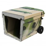 CaterGator CG45CAMOW Camouflage 45 Qt. Mobile Rotomolded Outdoor Cooler / Ice Chest