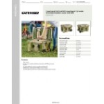 CaterGator CG45CAMOW Camouflage 45 Qt. Mobile Rotomolded Outdoor Cooler / Ice Chest