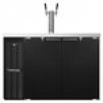 Continental Refrigerator KC50S-N Double Tap Kegerator Beer Dispenser, Shallow Depth - Black, (2) 1/2 Keg Capacity Continental Refrigerator KC50S-N Double Tap Kegerator Beer Dispenser, Shallow Depth - Black, (2) 1/2 Keg Capacity
