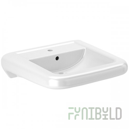 Sloan 3873165 Vitreous China Wall Mounted Ledgeback TAS Compliant Lavatory with Single Centerset