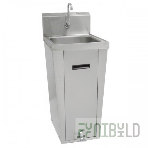 Advance Tabco 7-PS-18 Hands Free Hand Sink with Pedestal Base and 14