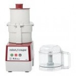 Robot Coupe R2CLR DICE Combination Food Processor with 3 Qt. / 3 Liter Clear Bowl, Continuous Feed & 4 Discs - 2 hp
