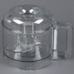 Robot Coupe R2CLR DICE Combination Food Processor with 3 Qt. / 3 Liter Clear Bowl, Continuous Feed & 4 Discs - 2 hp