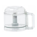 Robot Coupe R2CLR DICE Combination Food Processor with 3 Qt. / 3 Liter Clear Bowl, Continuous Feed & 4 Discs - 2 hp