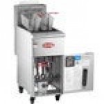 Avantco FF40 Natural Gas 40 lb. Stainless Steel Floor Fryer with Casters - 90,000 BTU Avantco FF40 Natural Gas 40 lb. Stainless Steel Floor Fryer with Casters - 90,000 BTU