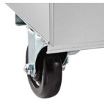 Avantco FF40 Natural Gas 40 lb. Stainless Steel Floor Fryer with Casters - 90,000 BTU Avantco FF40 Natural Gas 40 lb. Stainless Steel Floor Fryer with Casters - 90,000 BTU