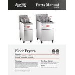 Avantco FF40 Natural Gas 40 lb. Stainless Steel Floor Fryer with Casters - 90,000 BTU Avantco FF40 Natural Gas 40 lb. Stainless Steel Floor Fryer with Casters - 90,000 BTU