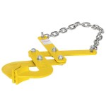 Vestil PAL-21 Yellow Steel Pallet Puller with 4