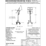 Vestil Linear Actuated Tilt Table with 24