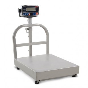 Tor Rey EQB-100/200-W 200 lb. Waterproof Digital Receiving Bench Scale with Tower Display, Legal for Trade