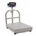 Tor Rey EQB-100/200-W 200 lb. Waterproof Digital Receiving Bench Scale with Tower Display, Legal for Trade