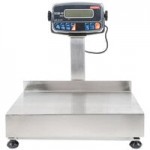 Tor Rey EQB-100/200-W 200 lb. Waterproof Digital Receiving Bench Scale with Tower Display, Legal for Trade
