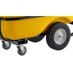 Lavex 0.5 Cubic Yard Yellow Heavy-Duty Tilt Truck / Trash Cart (850 lb. Capacity) Lavex 0.5 Cubic Yard Yellow Heavy-Duty Tilt Truck / Trash Cart (850 lb. Capacity)