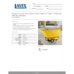 Lavex 0.5 Cubic Yard Yellow Heavy-Duty Tilt Truck / Trash Cart (850 lb. Capacity) Lavex 0.5 Cubic Yard Yellow Heavy-Duty Tilt Truck / Trash Cart (850 lb. Capacity)