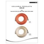 Sani-Lav H50W3 50' White Washdown Hose with Stainless Steel 3/4