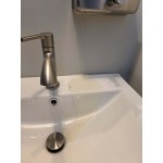 Lavex 40 fl. oz. (1,200 mL) Stainless Steel Manual Surface-Mounted Horizontal Liquid Soap Dispenser