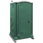 Satellite Maxim 3000 2467A Forest Green Premium Portable Restroom - Assembled