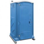 Satellite Maxim 3000 2467A Forest Green Premium Portable Restroom - Assembled