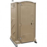Satellite Maxim 3000 2467A Forest Green Premium Portable Restroom - Assembled