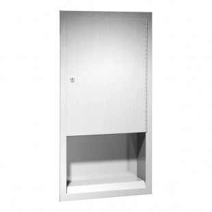American Specialties, Inc. Traditional 10-0452 Recessed C-Fold / Multifold Paper Towel Dispenser American Specialties, Inc. Traditional 10-0452 Recessed C-Fold / Multifold Paper Towel Dispenser