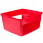 Rubbermaid® FG256V00RED Glutton Red Square Hooded Top Lid Without Doors for FG256B00 Trash Can Rubbermaid® FG256V00RED Glutton Red Square Hooded Top Lid Without Doors for FG256B00 Trash Can
