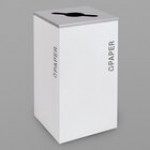 Ex-Cell Kaiser RC-KDSQ-P BT-PBG Black Tie Kaleidoscope Pebble Black Gloss Square 24 Gallon Paper Receptacle Ex-Cell Kaiser RC-KDSQ-P BT-PBG Black Tie Kaleidoscope Pebble Black Gloss Square 24 Gallon Paper Receptacle