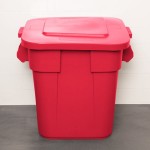 Rubbermaid® FG352600RED BRUTE 28 Gallon Red Square Trash Can Rubbermaid® FG352600RED BRUTE 28 Gallon Red Square Trash Can