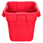 Rubbermaid® FG352600RED BRUTE 28 Gallon Red Square Trash Can Rubbermaid® FG352600RED BRUTE 28 Gallon Red Square Trash Can