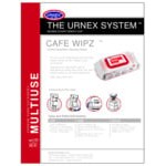 Urnex Cafe Wipz 19-WIPZ12-100 100-Count Coffee Equipment Cleaning Wipes - 12/Case Urnex Cafe Wipz 19-WIPZ12-100 100-Count Coffee Equipment Cleaning Wipes - 12/Case
